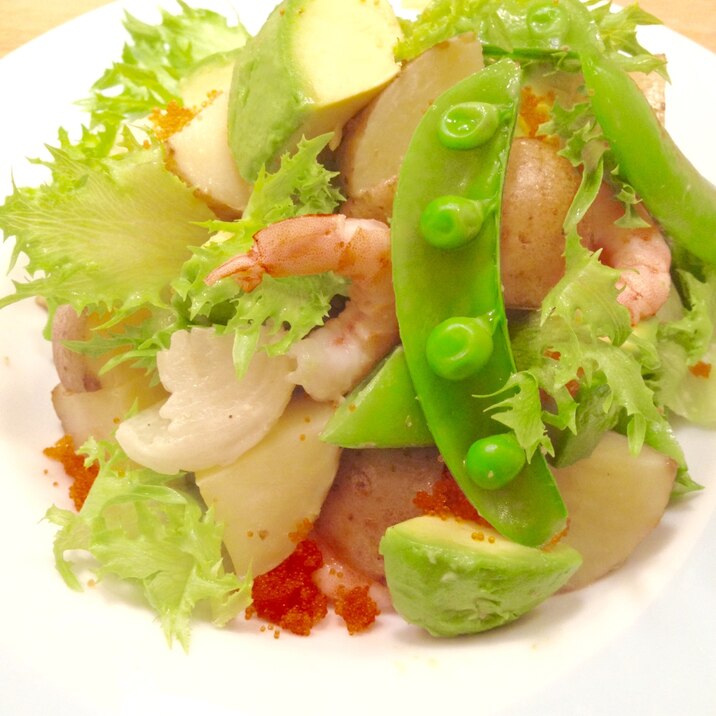 新じゃが☆新たま!よくばり春色サラダ